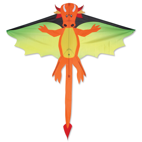 Dragon Drachen  Orange