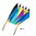 X-Kites SkyFoil Kites - stabloser Einleiner-Drachen  4 Farbcombi
